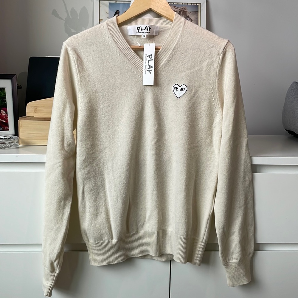 Comme des Garçons PLAY 100% Wool sweater